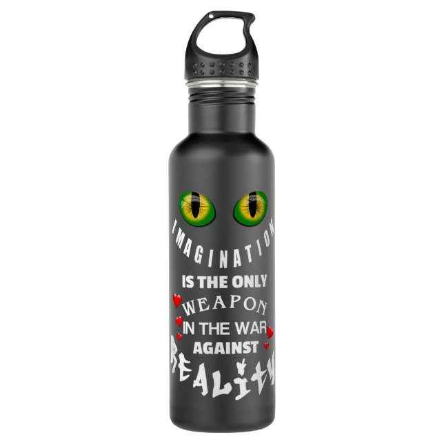 ALICE IN WONDERLAND CHESHIRE CAT 710 ML WATER BOTTLE (Front)