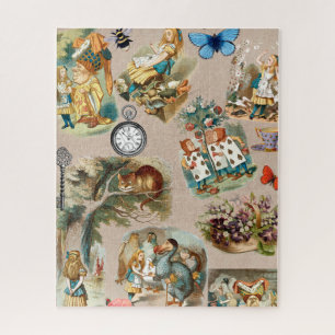 Alice in Wonderland Cheshire Cat Characters Jigsaw Puzzle