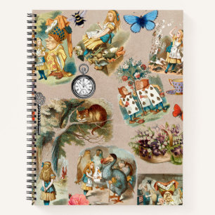 Alice in Wonderland Cheshire Cat Characters Notebook