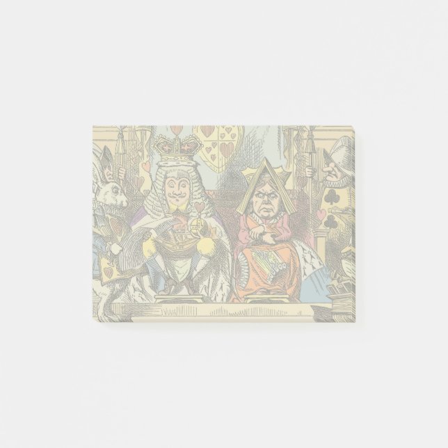 Alice in Wonderland Cheshire Cat Characters Post-it Notes (Front)