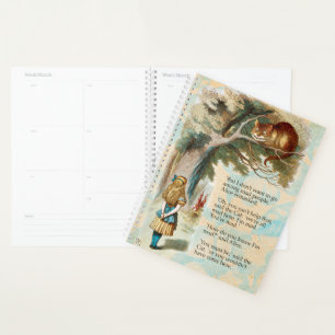 Alice in Wonderland Cheshire Cat Mad Planner