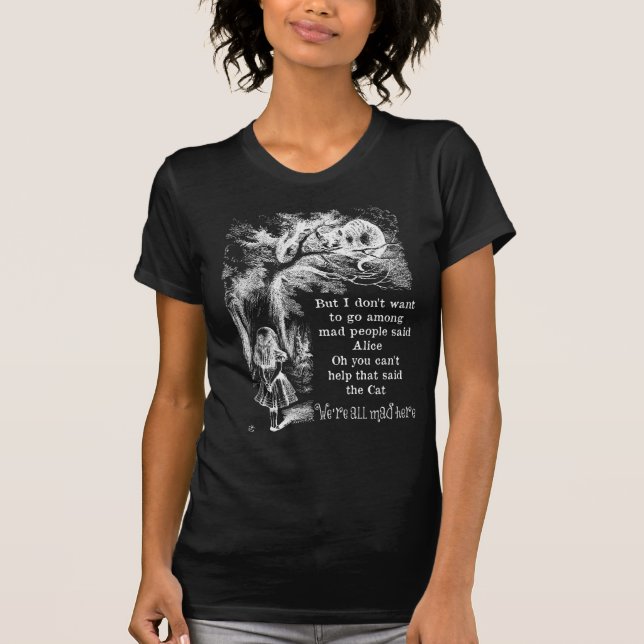 Alice in Wonderland; Cheshire Cat with Alice T-Shirt (Front)