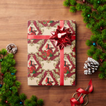 Alice in Wonderland Christmas Wrapping Paper