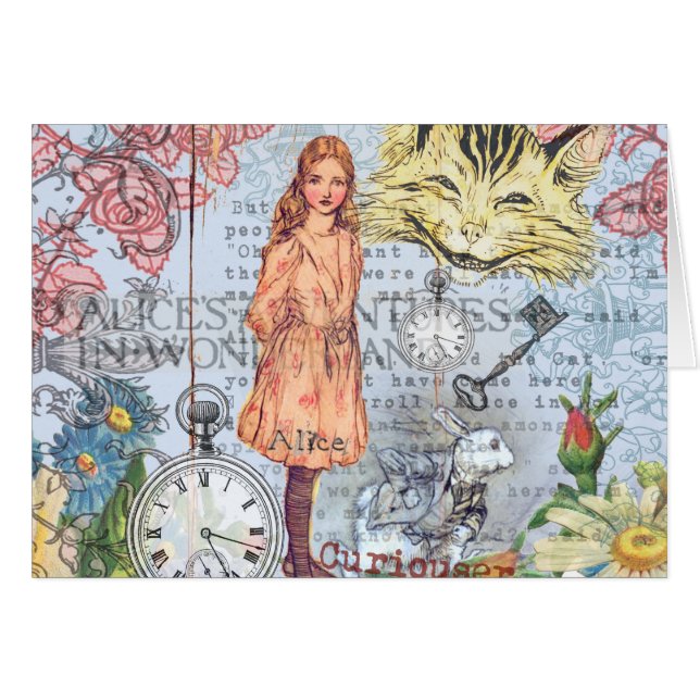 Alice in Wonderland Classic Cheshire Rabbit Alice (Front Horizontal)
