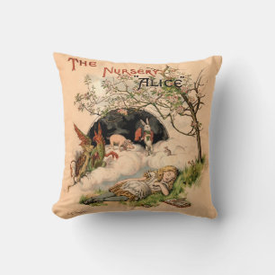 Alice in Wonderland Classic Illustrations Cushion