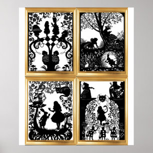 Alice in Wonderland  Collage Poster