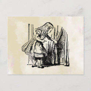 Alice in Wonderland Curiouser & Curiouser Postcard