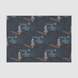 Alice in Wonderland Curiouser Santa Tissue Paper