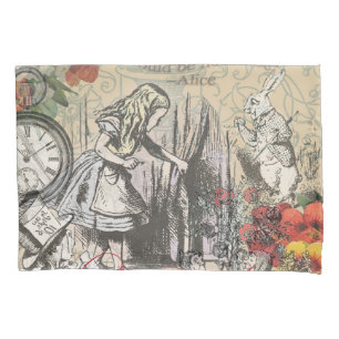 Alice in Wonderland Curtain Classic Art Pillowcase