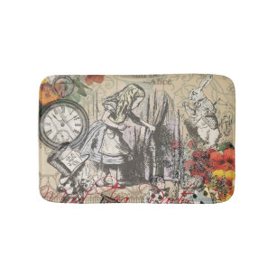 Alice in Wonderland Curtain Nonsense Bath Mat