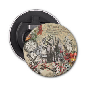 Alice in Wonderland Curtain Nonsense Bottle Opener