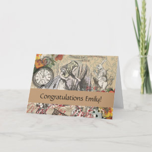 Alice in Wonderland Curtain Nonsense Card