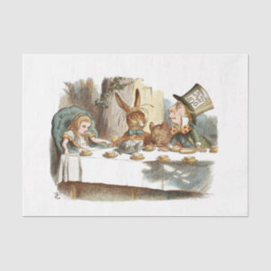 Alice in Wonderland Decoupage Decoupaging Vintage Tissue Paper