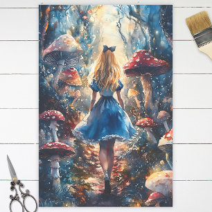 Alice in Wonderland Decoupage Tissue Paper