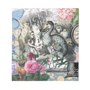 Alice in Wonderland Dodo Classic Tenniel Art Notepad