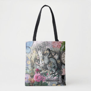 Alice in Wonderland Dodo Classic Tenniel Art Tote Bag