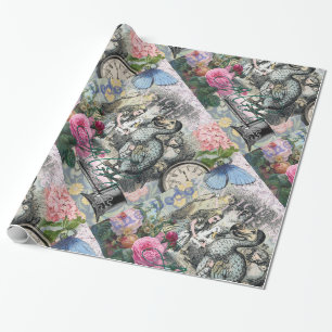Alice in Wonderland Dodo Classic Tenniel Art Wrapping Paper