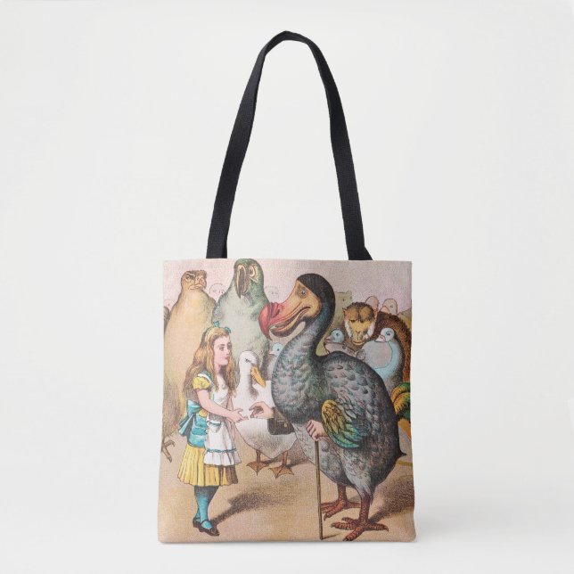 Alice in Wonderland Dodo Tote Bag (Front)