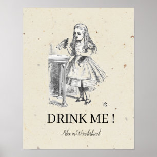 Alice in Wonderland - Drink Me ! Poster