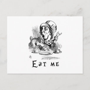 Alice in Wonderland - Eat me Postcard