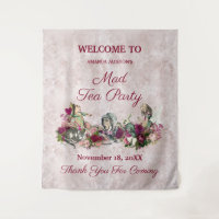 Alice in Wonderland Elegant Tea Party Welcome