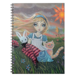 Alice in Wonderland Fantasy Art Notebook