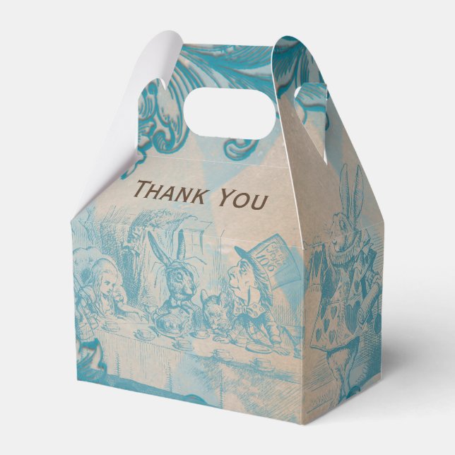 Alice in Wonderland - Favour Box (Front Side)