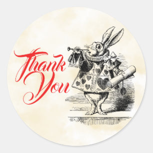Alice in Wonderland Favour Stickers