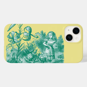 Alice in Wonderland & Flowers Case-Mate iPhone 14 Case