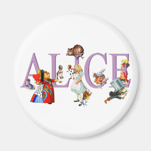 ALICE IN WONDERLAND & FRIENDS MAGNET
