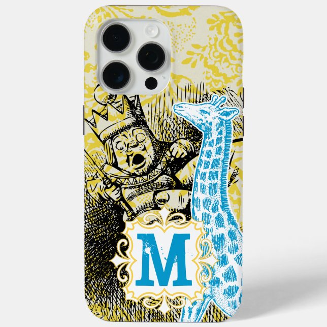 Alice In Wonderland Frightened King Giraffe Case-Mate iPhone Case (Back)