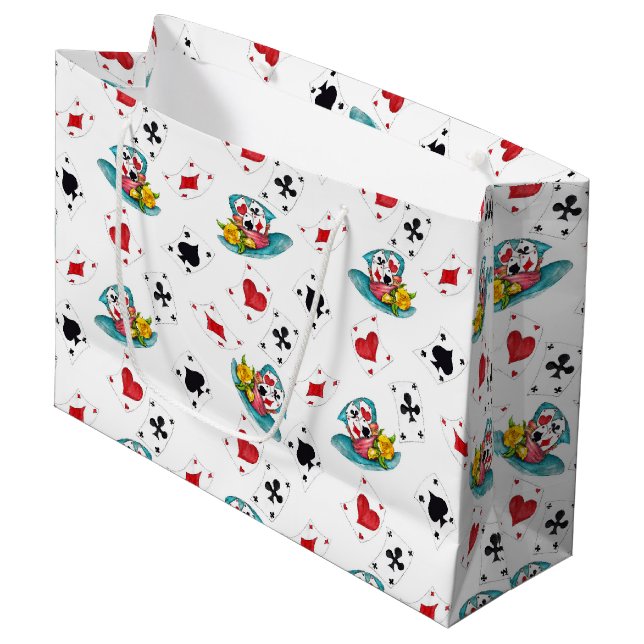 Alice in Wonderland Gift Bag (Front Angled)
