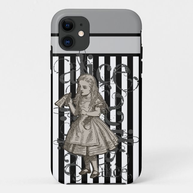 Alice In Wonderland Grunge Case-Mate iPhone Case (Back)