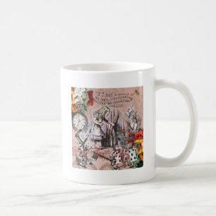 Alice in Wonderland Hatter and Rabbit Coffee Mug