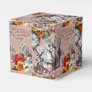Alice in Wonderland Hatter and Rabbit Favour Box