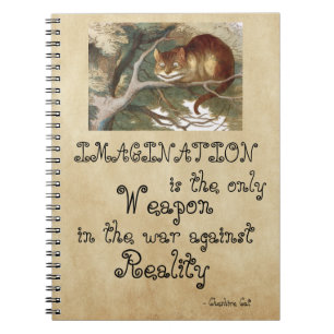 Alice in Wonderland - IMAGINATION CAT 1865 Notebook