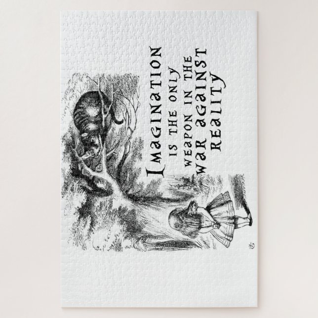 Alice in Wonderland - Imagination Jigsaw Puzzle (Vertical)