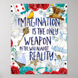 Alice in Wonderland - Imagination  Poster