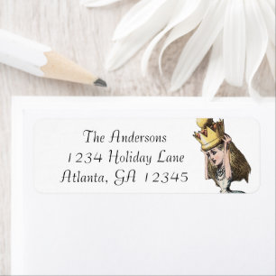 Alice In Wonderland Invitation Return Address