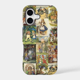 Alice in Wonderland Iphone case collage
