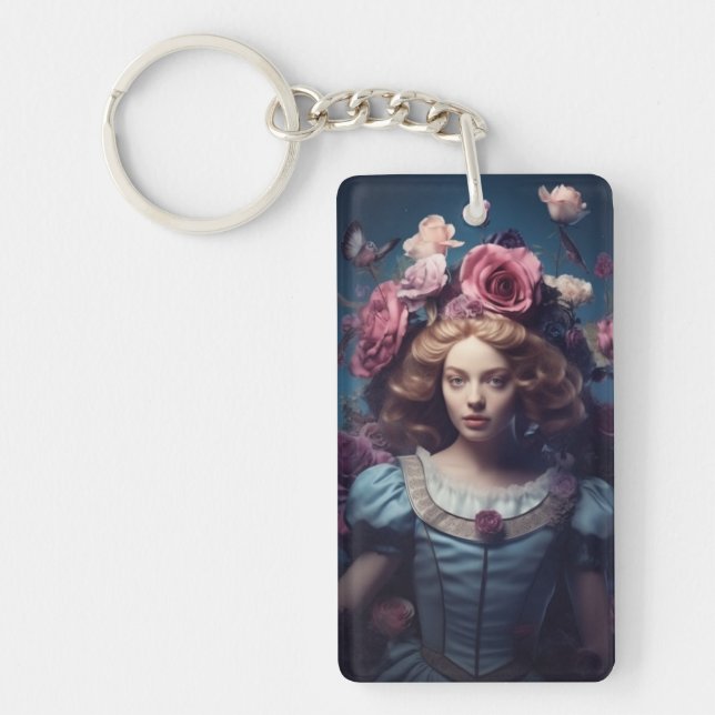 Alice In Wonderland Key Ring (Front)