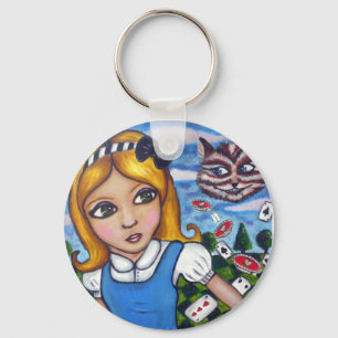 Alice in wonderland keyring