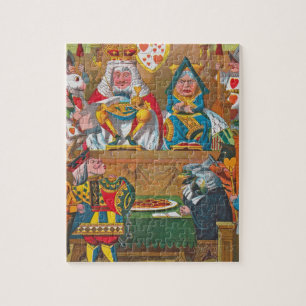 Alice in Wonderland - King and Queen of Hearts Jigsaw Puzzle