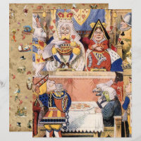 Alice in Wonderland,Knave of Heart Scrapbook Paper