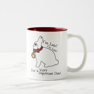 Alice in Wonderland Late Rabbit Mug