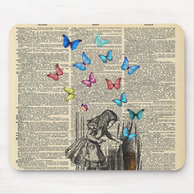 Alice In Wonderland - Let The Adventure Begin Mouse Pad (Front)