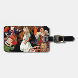 Alice in Wonderland Luggage Tag