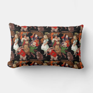 Alice in Wonderland Lumbar Cushion