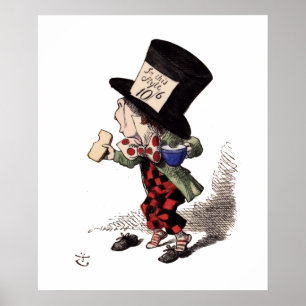 Alice in Wonderland - Mad Hatter (colour) Poster