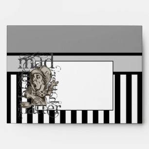 Alice In Wonderland Mad Hatter Grunge Envelopes
